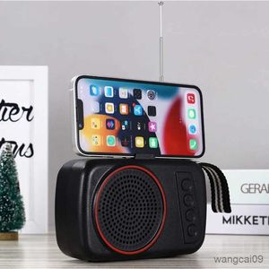 Mini högtalare Mini Portable Bluetooth Speaker Wireless Bluetooth5.3 Soundbar Solar Charging Radios Mottagarkort USB Mp3 Musikspelare