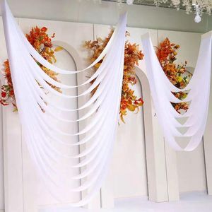 Customized Party Decoration Props Wave Curtain Cloth Wedding Hall Hanging Ornament For Baby Shower Event Ceiling Centerpieces
