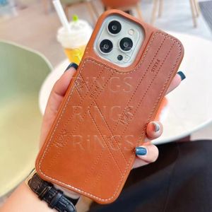 Beautiful iPhone Phone Cases 15 14 Pro Max Luxury Brand Leather Purse 18 17 16 15promax 14promax 13promax 15pro 14pro 13pro 13 12 Case with Logo Box Man Woman AJL