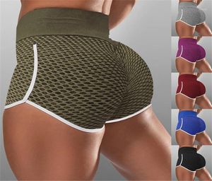 Training Shorts Women Sport Workout Mesh Jogging Sports Fitness Solid Running High midje Yoga Pants12285271