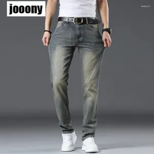 Erkekler Kot 2023 İlkbahar Yaz İnce Elastik Bel Moda Gündelik Denim Pantolon Kore Sokak Giyim Erkek Pantolon