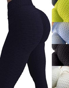 Pantaloni da yoga da donna economici Leggings sportivi bianchi Collant push up Esercizio da palestra Fitness a vita alta Pantaloni da corsa atletici2018512