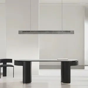 Ljuskronor modern minimalistisk matsal ljuskrona high-end hem design nordisk konstglas led ord bar ljuslampa