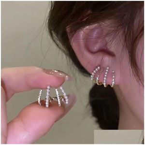 Mode Pearl Claw Gold Earrings For Woman Clip Luxury Jewelry Ovanliga tillbehör Halloween Party Girls Cool Drop Delivery Dhgarden Otved