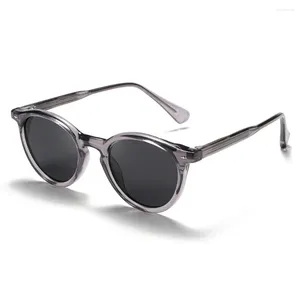 Sunglasses For Women Round Frame Polarized Eyewear Classic Sun Shade Men Protect Car Driving Super Light Weight