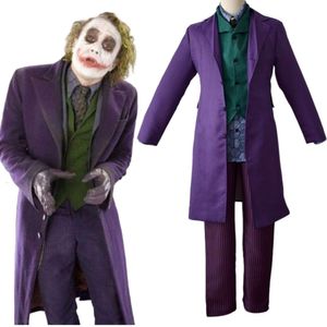 Halloween Kostüm Cosplay Kostüm Halloween Terror Ball Batman Dark Knight Heath Ledger Joker Clown Anime Kostüm