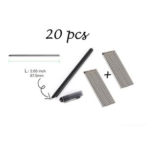 Outros acessórios de mesa Recargas de caneta de tinta substituíveis de 20 peças compatíveis com Ophaya Smart Digital SyncPen Smooth Writing 05mm Tip Black 231027