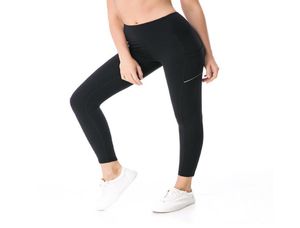 L02 Spandex Women Yoga Pants Solid Sports Gym Wear Leggings Elastic Fitness Lady total full tights Sport Outfits Ladies8116988