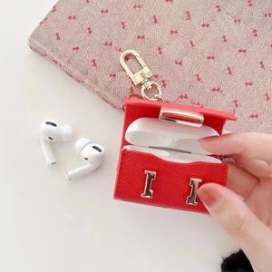 الحالات الهوائية من الجلد الجمال 1 2 3 3 Pro Airpod Cover Brandh Fashion AirPods1 AirPods2 AirPods3