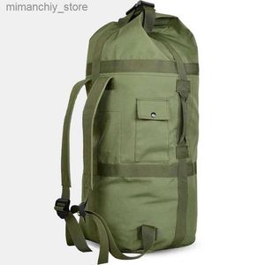 Borse da esterno 80L Uomo Borsa da campeggio grande Zaino da trekking Bagagli Esercito Arrampicata all'aperto Trekking Viaggio Borse a tracolla tattiche Sport militari Q231028