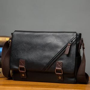 Bolsas para laptop 17 polegadas bolsa masculina de couro vintage para mulheres designer de luxo bolsas genuínas mala 231027