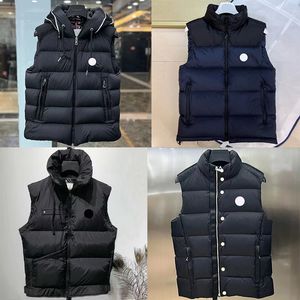 mens M home designer French brand Classic Chest NFC Badge puffer vest Jacket Embroide Europe vest Men womens Luxurious winter Keep warm jacket puffer jacket
