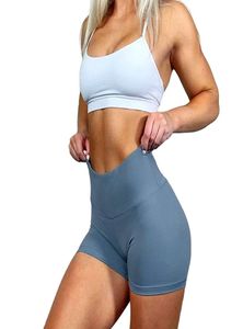 Pantaloncini da allenamento per prestazioni Women039s Athletic Running Fitness Pantaloncini da palestra in tinta unita vuoti Pantaloni sportivi da yoga per donna1328480