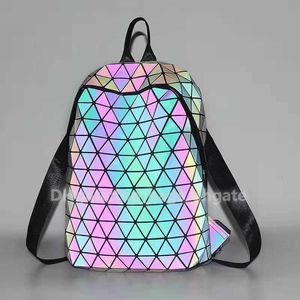 Und Damen 2024ins Cross Border Tote Diamond Rucksack Modetrend Geometrischer Lingge Glow Männer