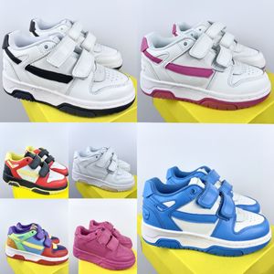 Scarpe da ginnastica per bambini Scarpe da ginnastica basse di design per fuori ufficio Scarpe da bambino per ragazzi Ragazze Top da ginnastica Scarpe per bambini per bambini Nero Bianco Blu Rosso Rosa ow Sneaker vintage taglia L6zL #