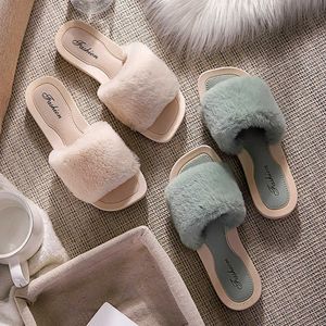 Nova moda de inverno chinelos de algodão de pelúcia para meninas slip-on, antiderrapante, quente, chinelos de pelúcia de fundo plano para uso doméstico e ao ar livre 231015