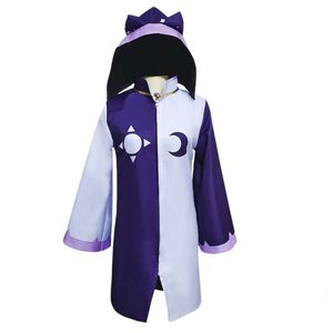 أزياء الهالوين الأزياء Cosplay Costume Owl Magic Society Costume King Robe Cloakhalloween Spirit Group