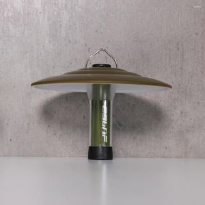 Portabla lyktor 3 Gear Lighthouse Camping Light USB Laddning med nackhängande rep för utomhus vandringsledning LED -lampan