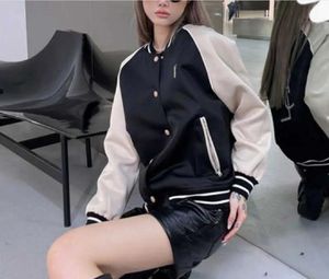 23-Fashion sportswear women baseball jacket classic Inlaid diamond sweatshirt Y designer jackets womens casual zippered cardigan woolen coat