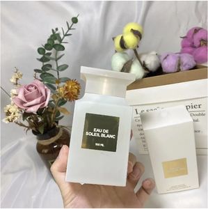 Женская и мужская парфюмерия Eau De Soleil Blanc Perfume 100 мл Туалетная вода Стойкий приятный запах Одеколон Унисекс Аромат Натуральный спрей-дезодорант