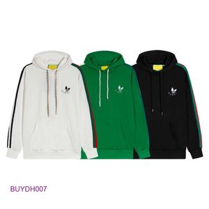 Yu1s herrhoodies lyxdesigner Classic Hoodie Clovers Co Branding Style Casual Dress Sweatshirt Par Running Top Jacket