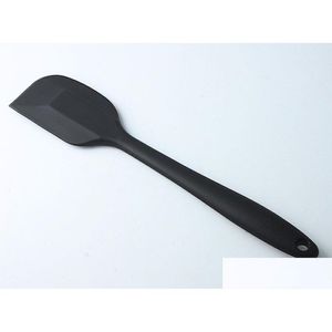 Arti e mestieri Food Grade Sil Pala Pancake Turner Strumenti di cottura Fl Pacchetto Gel di silice Scra Spata Resista ad alta temperatura senza soluzione di continuità Dhkbu