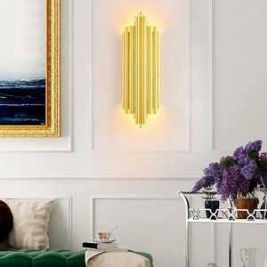 Wall Lamps Modern Style Living Room Sets Bathroom Vanity Kitchen Decor Long Sconces Laundry Led Applique Candle Lamp