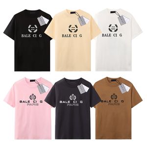 メンズデザイナーTシャツラグジュアリーブランドBa Tシャツメンズレディース半袖Tシャツ夏因果ティーヒップホップストリートウェアトップスショーツ服