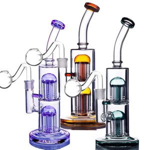 Recycler Oil Rigs Heady Bong Wasserpfeifen Raucherzubehör Glaspfeifen Heady Glass Rigs Wasserbongs mit 14 mm