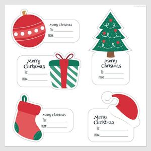 Presentförpackning 2023 år Santa Claus Snowman Alien Christmas Sticker Party Box Seal Decorative Baking Envelope Etikett