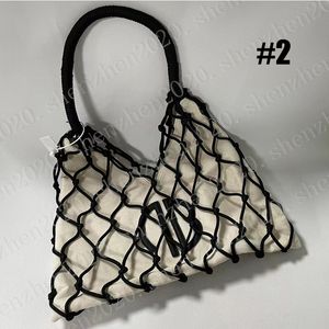 Correct Version Fashion Women's Straw Woven Shoulder Bag for Women Handbag Mesh Shopping Tote Bag