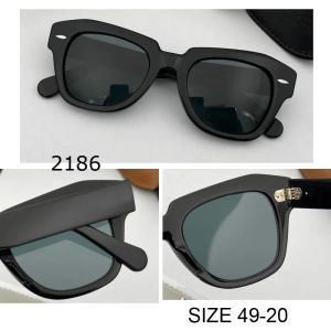 Top Quality Eyeglass Glass Lenses Sunglasses Men Women Glass Lenses with Acetate Frame Fashion Sun Glasses UV Protection