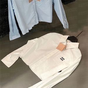 Рубашки со стразами, укороченные топы, футболки для женщин, дизайнерский пуловер, блузки с вышитыми буквами, белая рубашка
