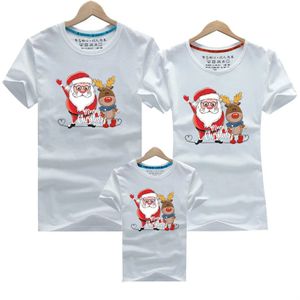 Family Matching Outfits Christmas Look Mom And Me Clothes Adult Kids T shirt Baby Rompers Father Mother Daughter Son 231027