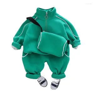 服のセット秋の子供の衣装の女の女の子の服の男の子ファッションスポーツジャケットパンツ2PC/セット幼児カジュアルコスチュームキッズスポーツウェア