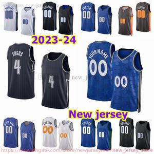 Niestandardowe 2024 Nowe miasto wydrukowane koszulka koszykówki 5 Paolo Banchero 50 Cole Anthony 1 Jonathan Isaac 4 Jalen Suggs franz Wagner Chuma Markelle Okeke Fultz Jerseys