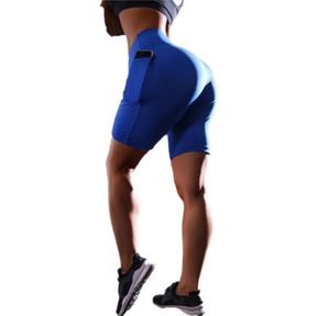 Women Yoga Shorts High Waist Workout Running Leggings With Side Pocket Fitness Leggings Female Yoga Shorts Gym Sportwear Clothes8805934