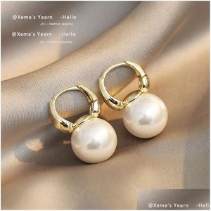 Simple Pearl Drop Earrings For Woman Fashion Jewelry Wedding Earring Drop Delivery Dhgarden Otsak