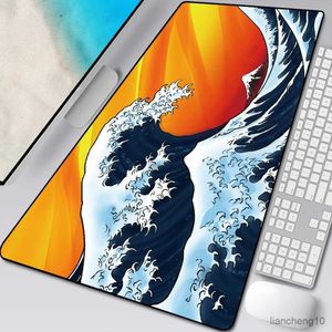 Mouse Pads Wrist Famous Mount Mouse Pad 90x40cm Anime XXL Padmouse Gamer Keyboard Mouse Mats For Playing Game R231028