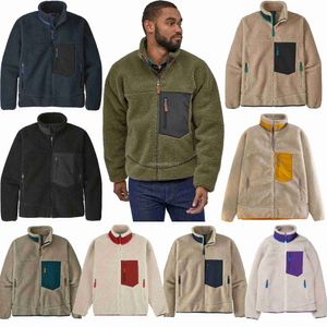 6ZB0 Designer-Herrenjacke, dicke Weste, Giacca (kaufen Sie zwei Jacken und erhalten Sie einen Filzhut), warme Daunen, klassische Retro-Antumn-Winter-Paarmodelle, Lamm-Kaschmir-Weste, Fleece-Mantel Retro-X