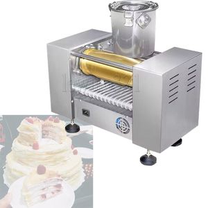 Kommersiell 6/8 tum Pizza Peel Machine Electric Pancake Crepe Maker Roast Duck Pie Machine Thousand Lay Cake Maker