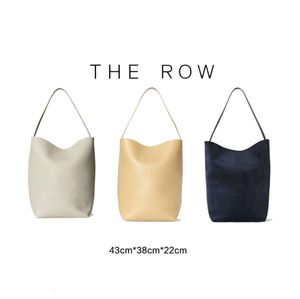 Klasyczne The Row Park Tote Bag Men Projektanci torebka Torne torby plażowe torebki Kobiety luksusowe portfel ramię