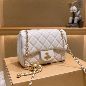 2023 Designerväskor axelpåsar lyxiga handväskor WOC -kedjepåsar Kvinnor Fashion Cross Body Totes Wallet Caviar Messenger Handväska stor kapacitet pläden dubbla bokstäver