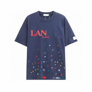 23ss Nuovo designer di lusso in stile polare T-shirt a maniche corte in cotone High Street di moda pop Modello di lettera d'amore Stampa superiore per uomo e donna