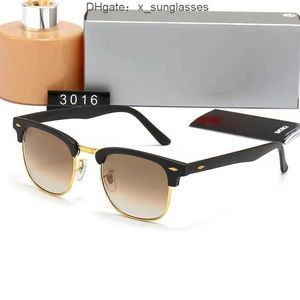 Frauen raiebanity Klassische Runde Sonnenbrille Marke Designer Uv400 Männer Brillen Metall Gold Rahmen Sonnenbrille Spiegel Glas Objektiv mit Box 6ENAG raies ban 3016