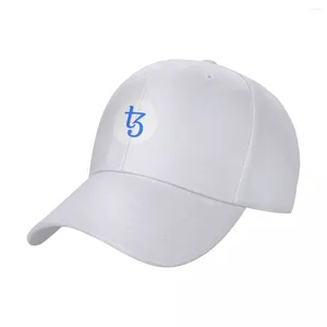 Ball Caps Tezos XTZ Cryptocurrency Crypto Trader Gift White Long Sleeve T-Shirt Cap Baseball Luxury Hat Designer Man Women's