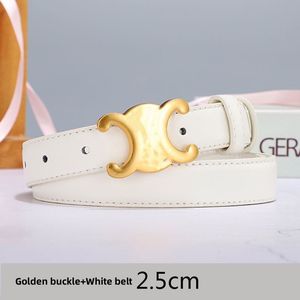 Designer womens belt fashion buckle genuine leather belt for Woman Luxurys waistband Ceinture women belts Suit jeans trim girl girdle letter cel black belt Wide 2.5cm