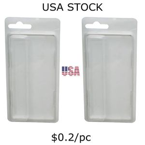 USA Stock 1,0 ml Einweg-Vape-Pen-Verpackung 2,0 ml 3,0 ml Clam-Shell-Hülle Leerer Vaporizer-Pen-Blister Clamshell-Paket 800 Stück/Karton Kundenspezifisch erhältlich