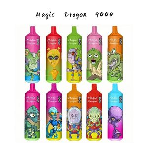 Nuovo arrivo Magic Dragon 9000 Dispositivo penna portatile ricaricabile con luce RGB a 6 colori