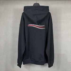 Wave Stripe Ricamo Lettera Felpa con cappuccio da uomo di alta qualità Felpa con cappuccio da uomo Designer Felpa con cappuccio Felpe con cappuccio firmate unisex da donna Indossare felpe pullover cotone di qualità